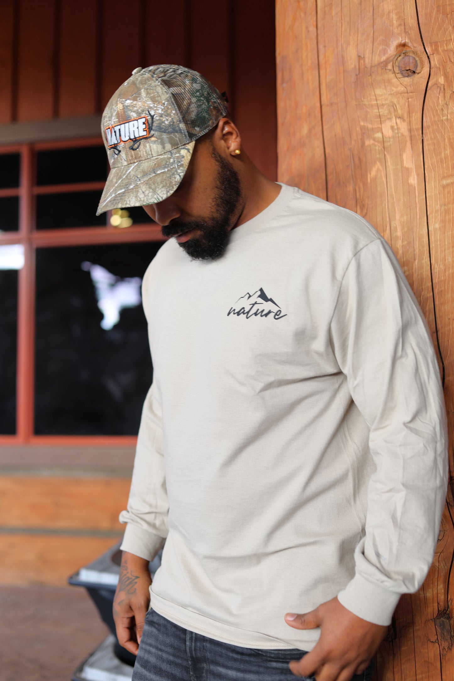 long sleeve - orange/sand