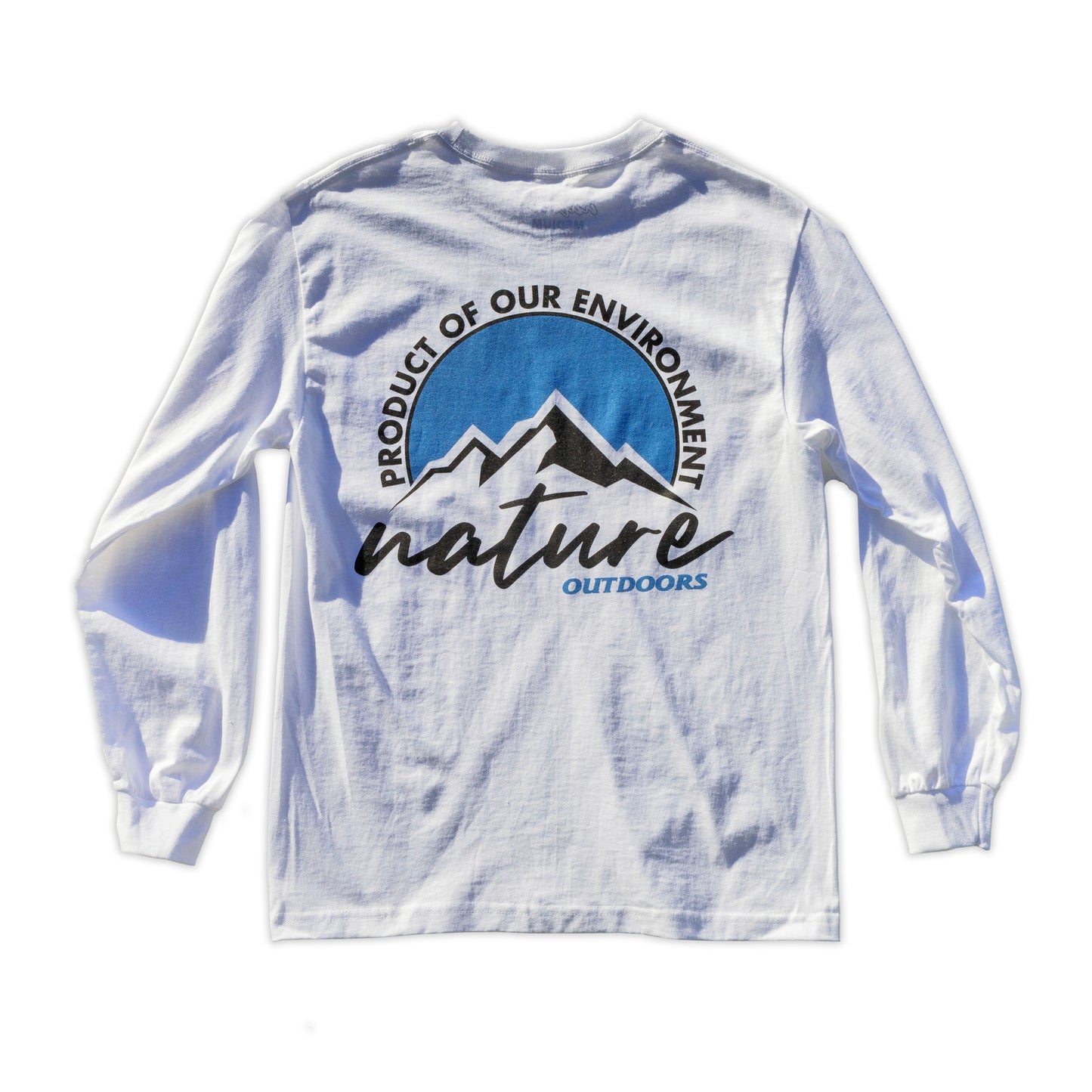 long sleeve - blue/white