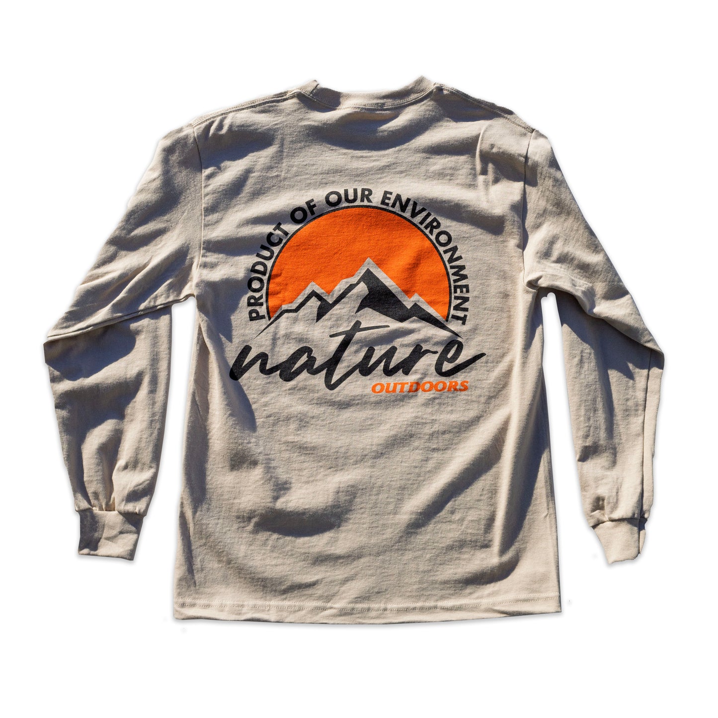 long sleeve - orange/sand