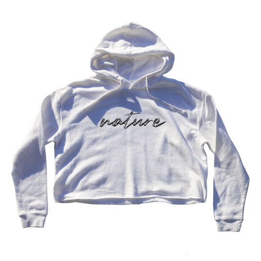 NATURE crop hoodie