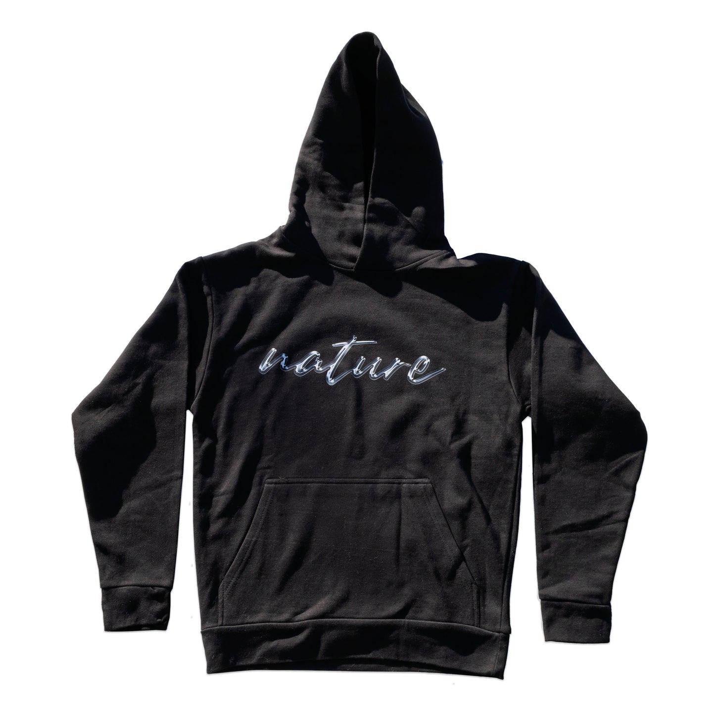 chrome hoodie black